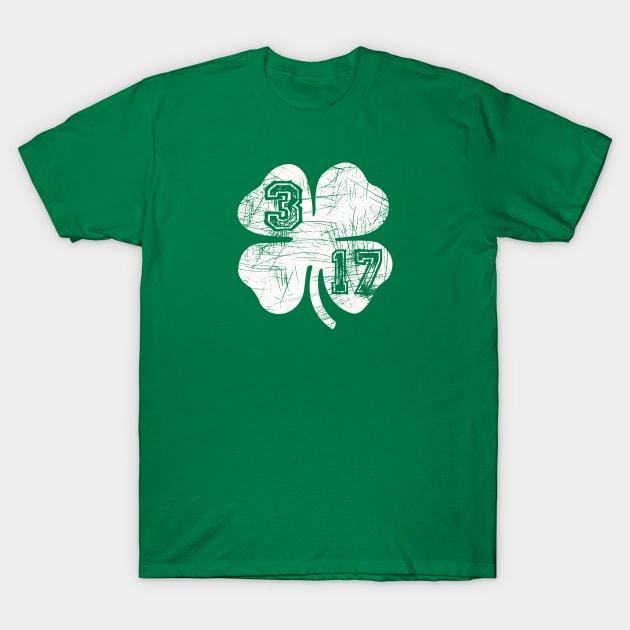 Wicked Decent Shamrock 3-17 T-Shirt by wickeddecent